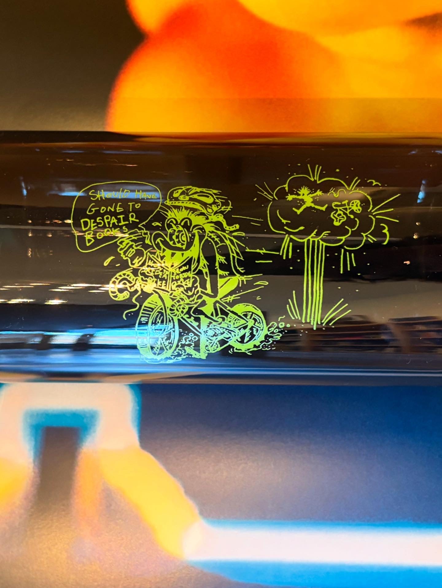 Bottle Up and Exploooooode Over and Over Water Bottle