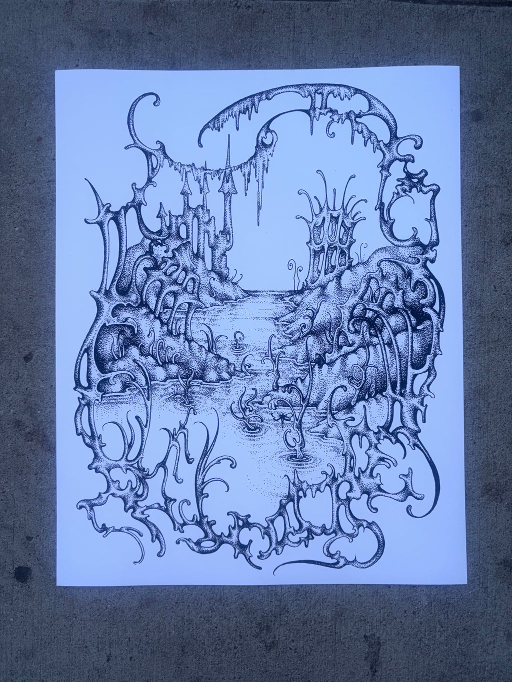 Sabrina Drescher Lagoon Print