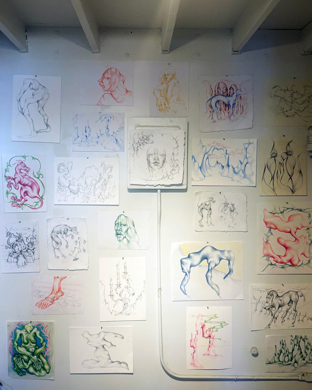 Sabrina Drescher, Skin Slinky, Installation View