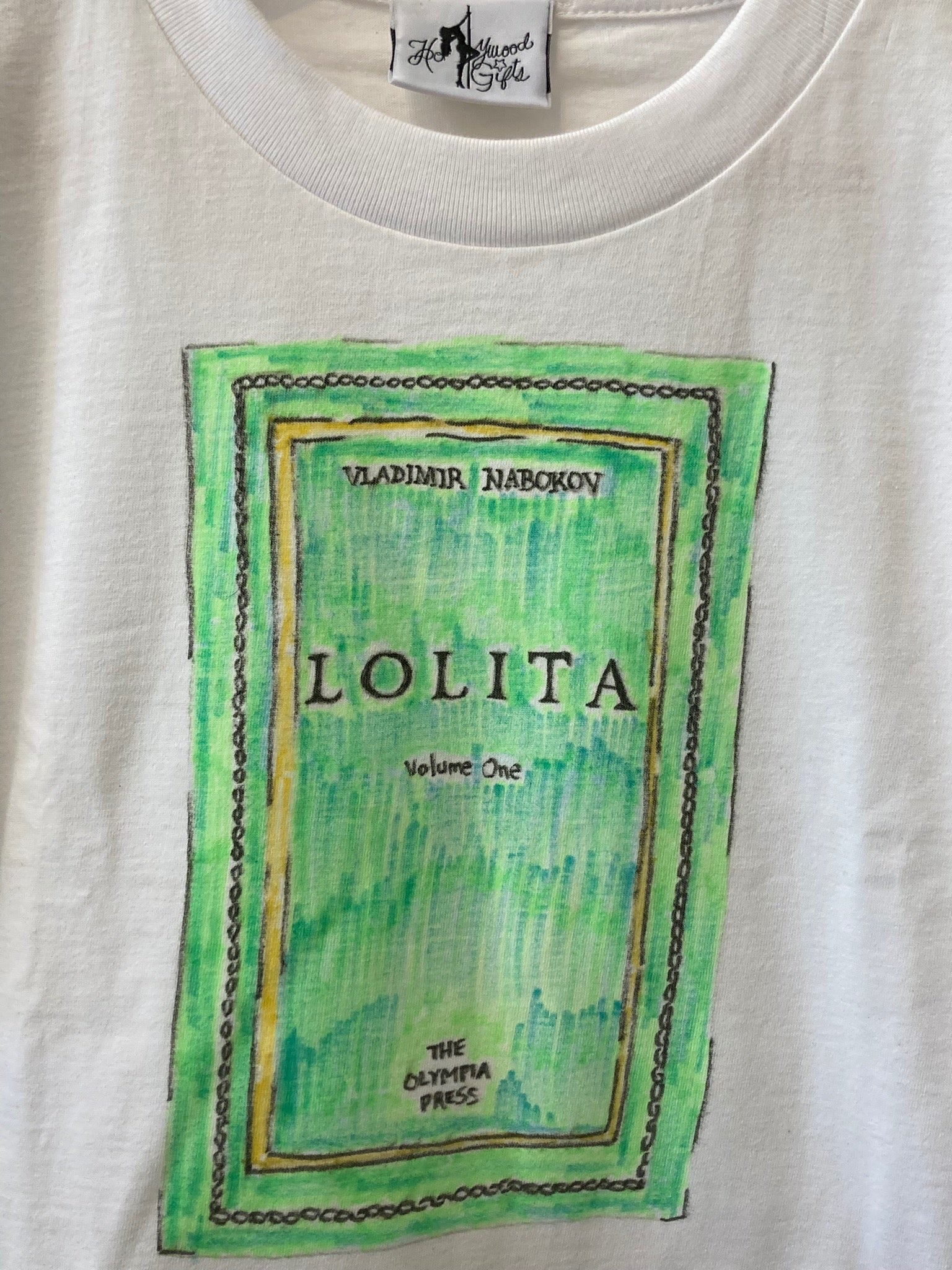 My sin, my soul. Lo-lee-ta: the tip of the tongue Tee by Hollywood Gifts